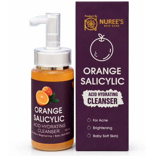 Orange Salicylic Acid Hydrating Cleanser | Gentle Exfoliation, Brightening & Baby-Soft Skin | 100ml